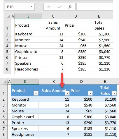 How to Display Data With Banded Rows in Excel & Google Sheets ...