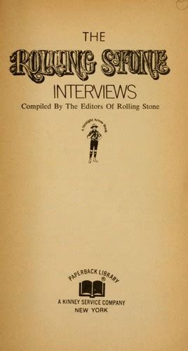 The Rolling stone interviews | Open Library