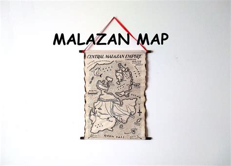 HANDMADE Central Malazan Empire Poster Scroll Malazan Book - Etsy