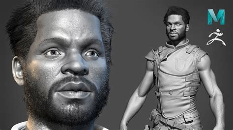 ArtStation - Realistic Character Sculpting for Game In Maya and Zbrush ...