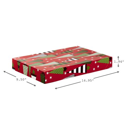 Hallmark Christmas Gift Box Assortment, Patterned Shirt Boxes With Lids ...