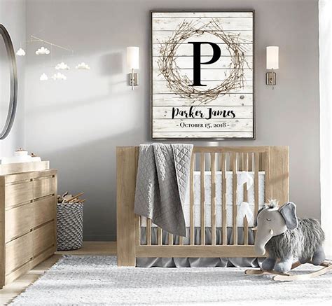 Personalized Nursery Name Sign PRINTABLE Custom Name Print - Etsy