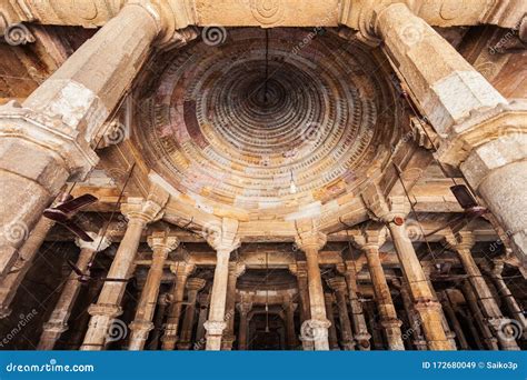 Jama Masjid or Jumah Mosque, Ahmedabad Stock Image - Image of delhi ...