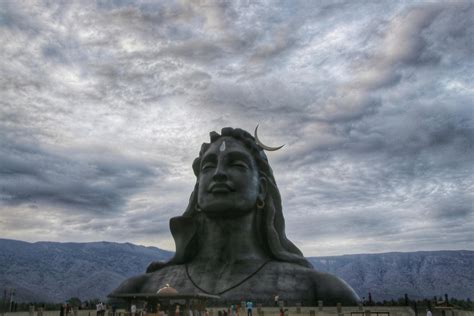 Adiyogi Shiva Statue 4k Wallpaper Wallpapercave Is An Online | Images ...