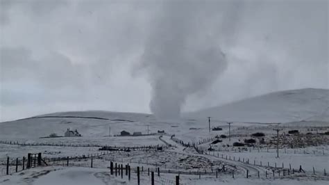 An apparent snow tornado was spotted in Scotland - The Washington Post