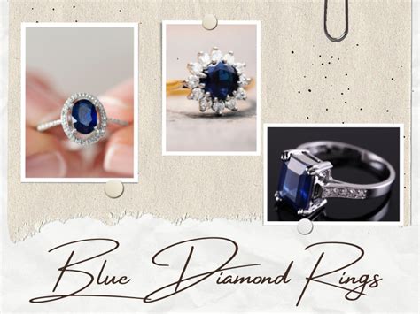 9 Alluring Designs of Blue Diamond Rings for Special Occasions