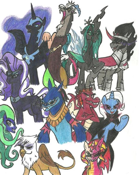 Mlp Villains! by KNIGHTDEMON on DeviantArt