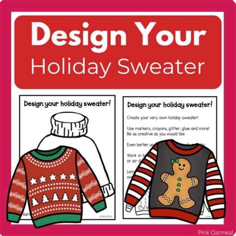 Design Your Holiday Sweater - Pink Oatmeal Shop