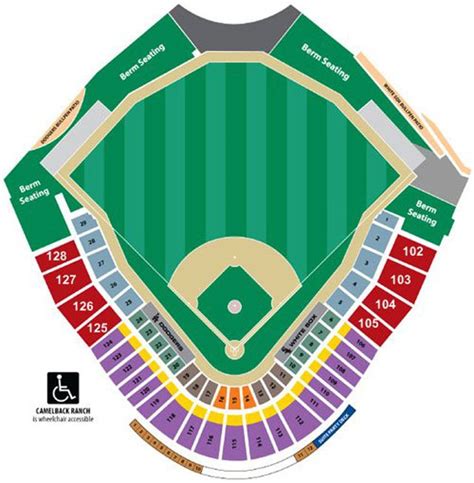 Camelback Ranch-Glendale Stadium Seating Chart