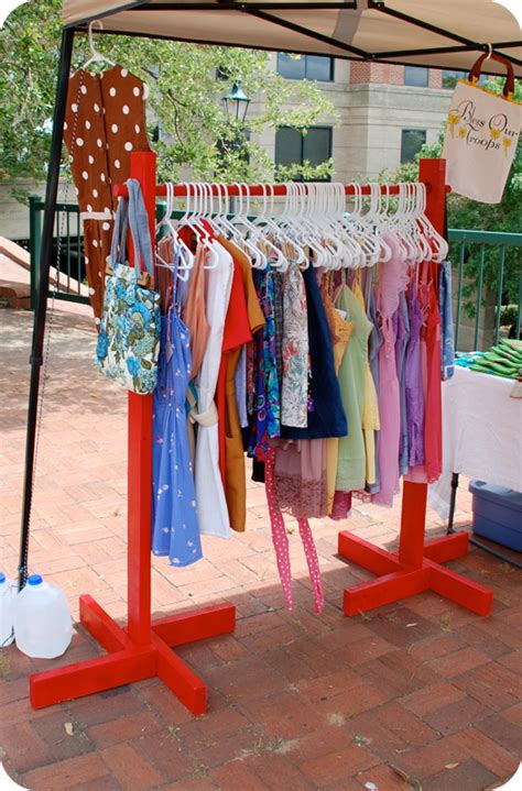 DIY clothing rack