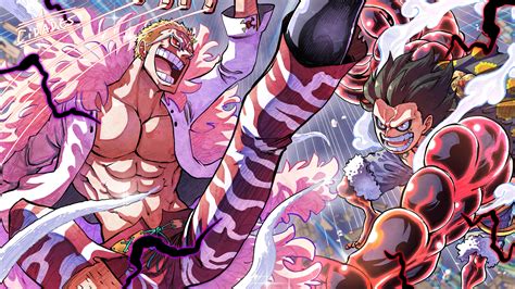 Download Donquixote Doflamingo Monkey D. Luffy Gear Fourth Anime One ...