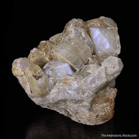 Feldspar var. Moonstone (rough and cut set) - RNC15-045 - El Pili Mine ...