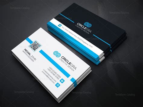 QR Code Business Card Template 4 - Template Catalog