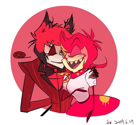 Alastor x Niffty cheek kiss | Hotel art, Character art, Vivziepop ...