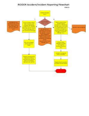 Riddor Reporting Flow Chart - Fill and Sign Printable Template Online