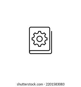 User Manual Icon Black Vector Stock Vector (Royalty Free) 2201583083 ...