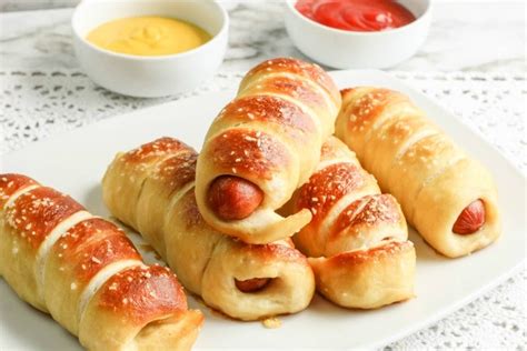 Copycat Auntie Annes Pretzel Dogs - Homemade Pretzel Dogs