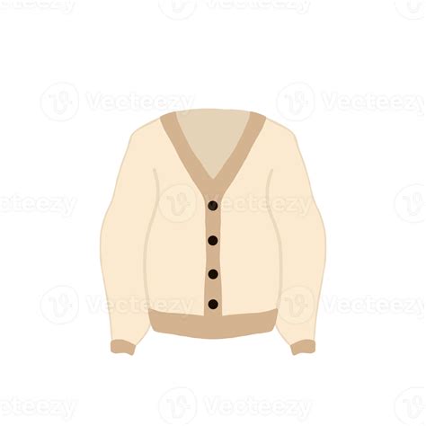 Hand Drawn Cardigan Illustration 23271438 PNG