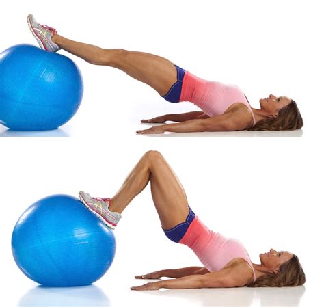 Lying Leg Curl Alternative | Hamstring Ball Curl Ins