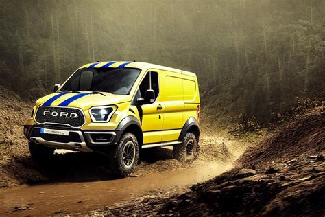 Phantasmal 2023 Ford Transit Raptor Feels Prone to Fast Off-Road Parcel ...