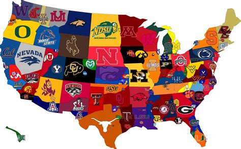 Map Of Colleges In United States - Gabbi Joannes