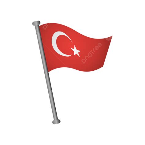 Turkey Flag, Turkey, Flag, Turkey Flag Shinning PNG and Vector with ...