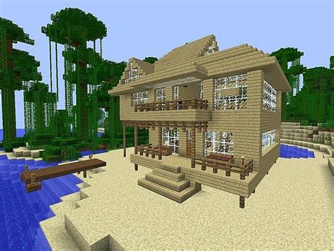 Minecraft Minecraft Beach House, Minecraft Houses For Girls, Minecraft ...