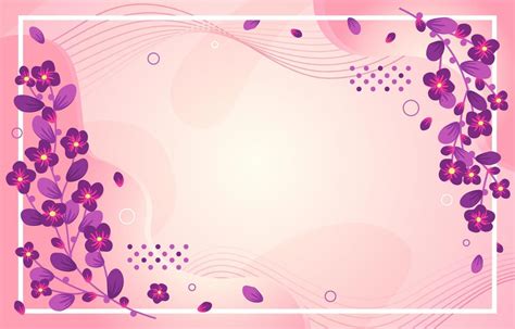 Pink Flower Abstract Background