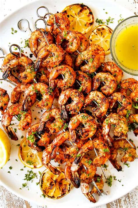 Grilled Shrimp with Lemon Parsley Butter + Video (STOVE & OVEN DIRECTIONS)