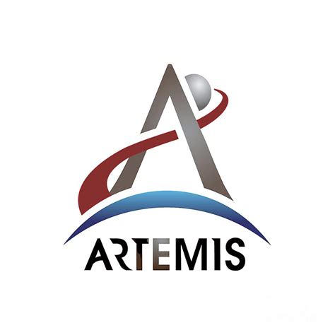 Artemis Program Logo Digital Art by Nikki Sandler - Pixels