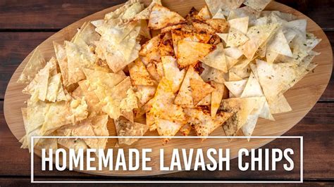 How To Make Homemade Lavash Chips: 3 Recipes - YouTube