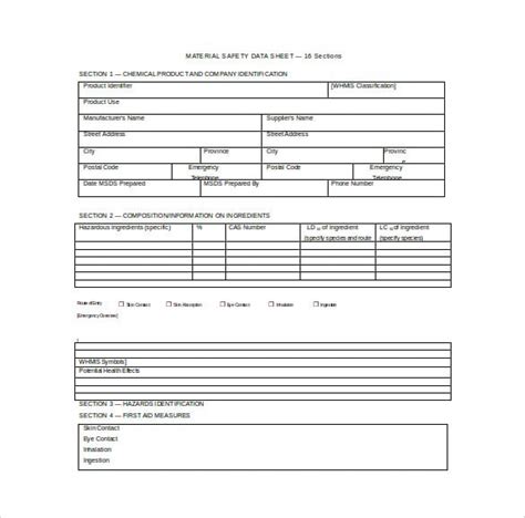 31+ Data Sheet Templates - Word, PDF, Google Docs, Apple Pages