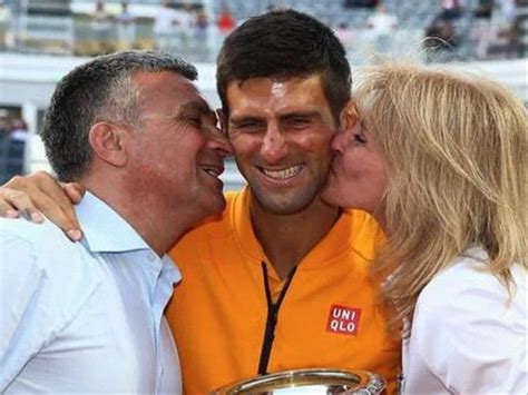 Who are Novak Djokovic's parents Srdjan and Dijana Djokovic?