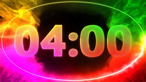 4 min COUNTDOWN ( v 711 ) TIMER with music 4K - YouTube