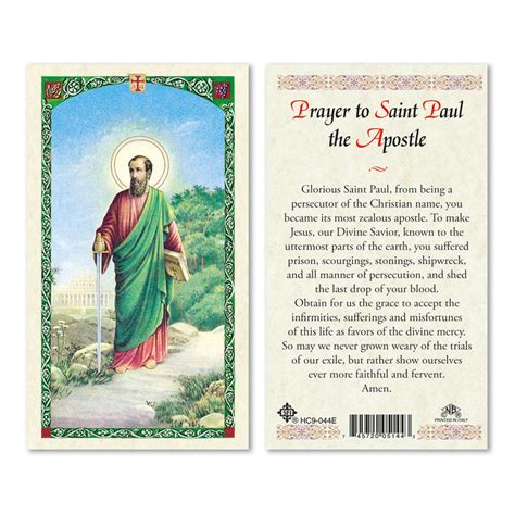 Prayer to St. Paul the Apostle – The Catholic Gift Store