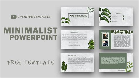 Minimalist Presentation Template | Free Download by valxjanx on DeviantArt