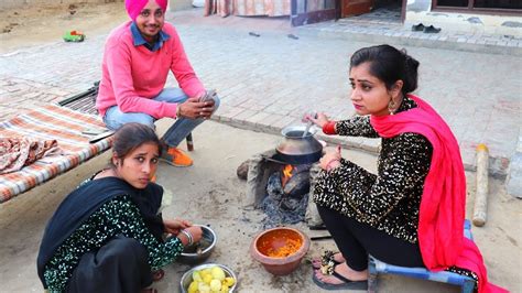 Punjabi village food.. Indian rural life of Punjab - YouTube