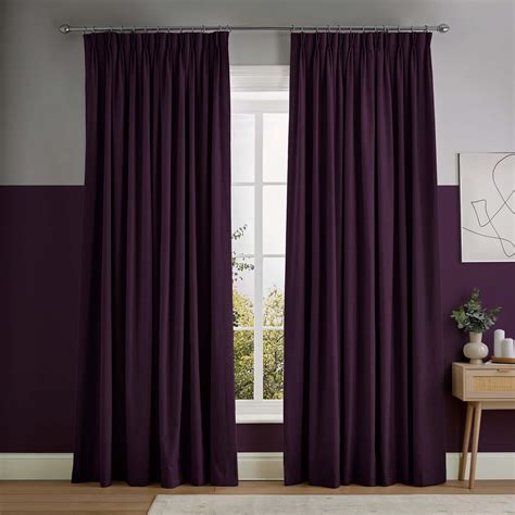 Campanile Damson Purple Curtains | Made to Measure Curtains | Graham ...