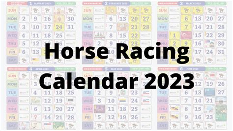 Malaysia Horse Racing Calendar 2023 - Leh Leo Radio News