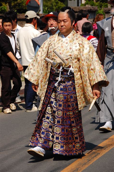 Samurai Clothing of Sengoku Jidai Feudal Era, Hakama pants | Japanese ...