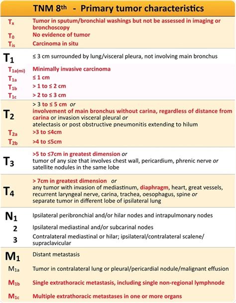 Stages of Lung Cancer