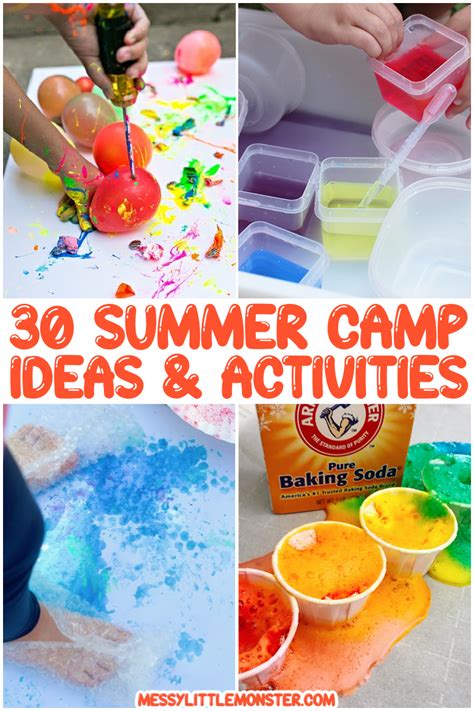 Summer Camp Ideas - Messy Little Monster