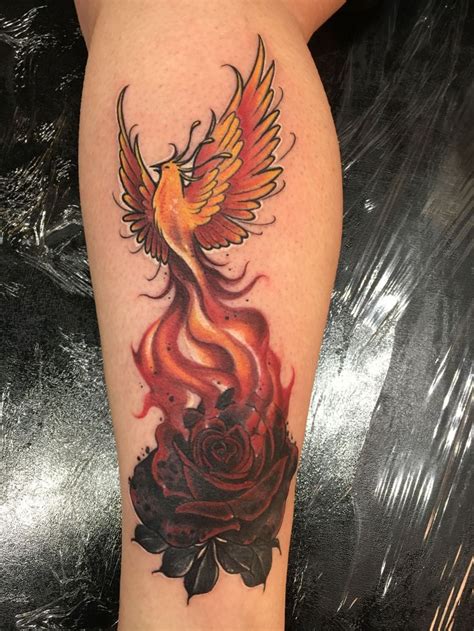 phoenix rising from the ashes tattoos - Google Search | Fire tattoo ...