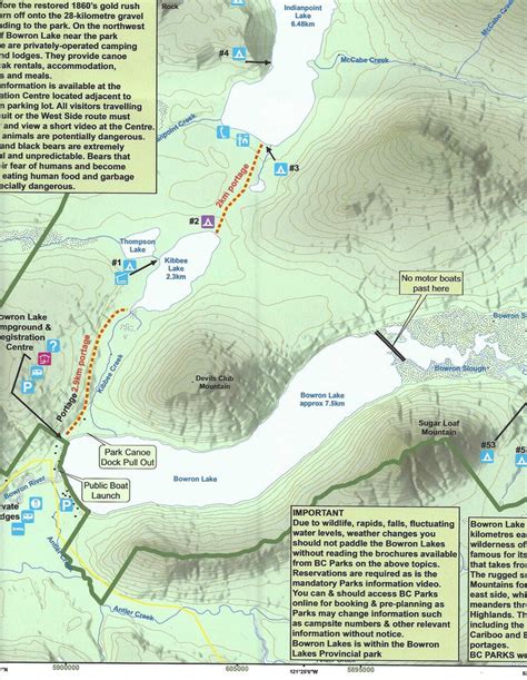 Buy Bowron Lakes Canoe Circuit Map – YellowMaps Map Store