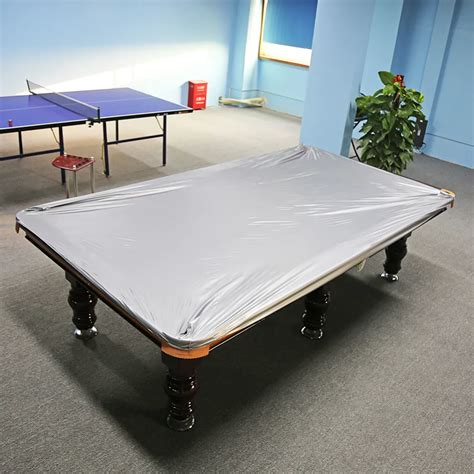 8 Feet Waterproof Billiard Cover Dustproof Moistureproof PVC Cloth ...