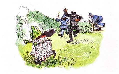 1985 Wind in the Willows Police Chase Toad Print