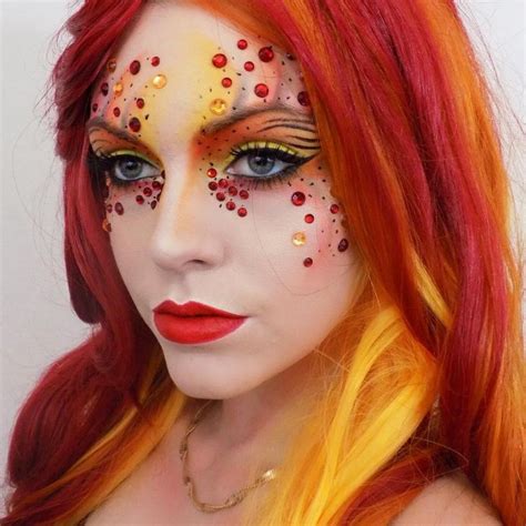 Znalezione obrazy dla zapytania FIRE MAKE UP #creativemakeup #creative ...