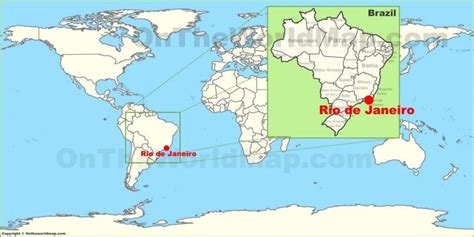 Rio de Janeiro on The World Map | Map, World map, Fictional characters