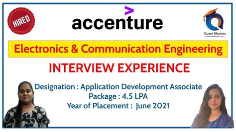 Accenture Interview Experience - 2021 | ECE Student