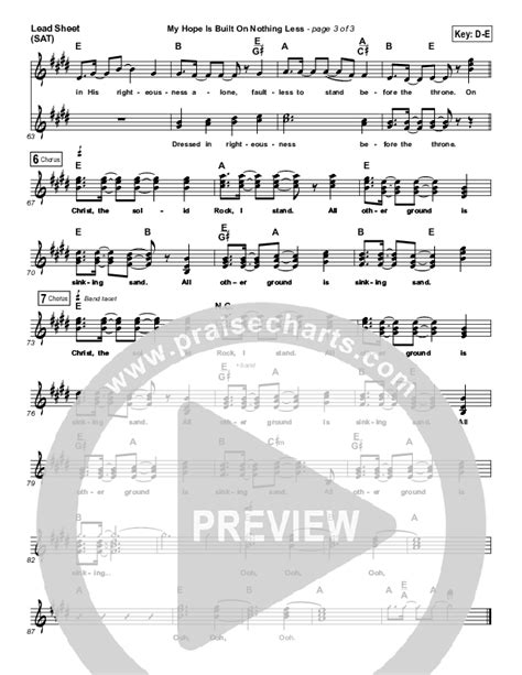 My Hope Is Built On Nothing Less Sheet Music PDF (Jon Buller / Nolan ...